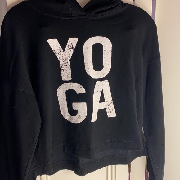 Alo yoga black hooded sweatshirt - Picture 1 of 5